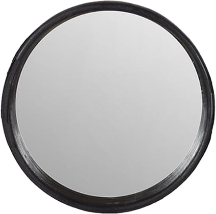by Mooss - Spiegel - Zwart - Robuust - Opstaande rand - Ã˜ 55 cm