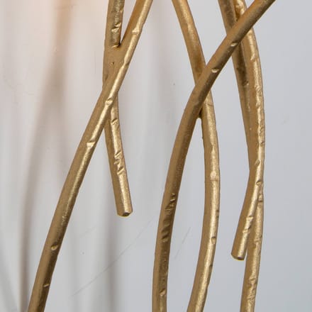 Holländer Wandlamp Elba Corto 1-lamp zwart/goud