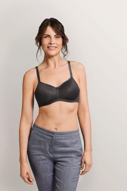Amoena Mara Voorgevormde Prothese Bh Mara SB dark grey melange - maat EU 75E / FR 90E