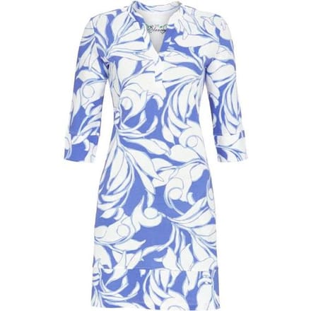 Ringella Nachthemd abstracte bloemen blauw Blauw vrouw 44
