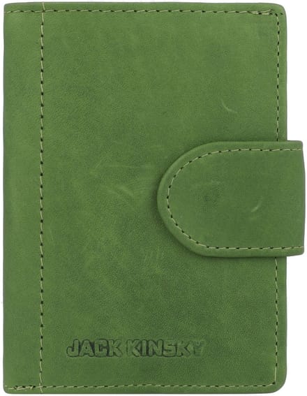 Jack Kinsky Aruba Portemonnee RFID-bescherming Leer 7.5 cm - Jongens - Staand formaat - pink