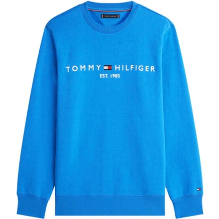 Tommy Hilfiger Tommy Logo Sweatshirt Blue Orbit Größe: XS | Pullover Outlet | Herren | Blau