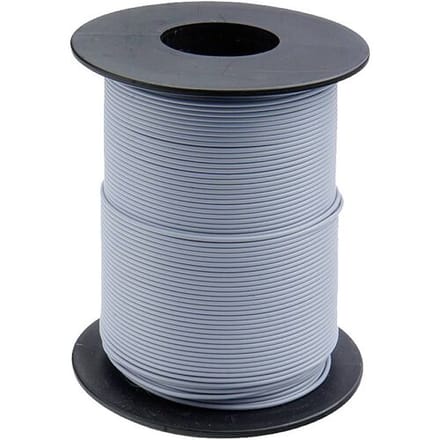 Donau Elektronik 125-S25-9 Draad 1 x 0.25 mm² Grijs 25 m