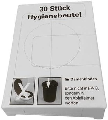 30 Stuks Hygiënische PE-HD Navulzakken voor Afvalbakken