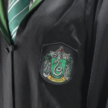 Harry Potter - Slytherin Wizard Robe / Zwaderich tovenaar kostuum (M)