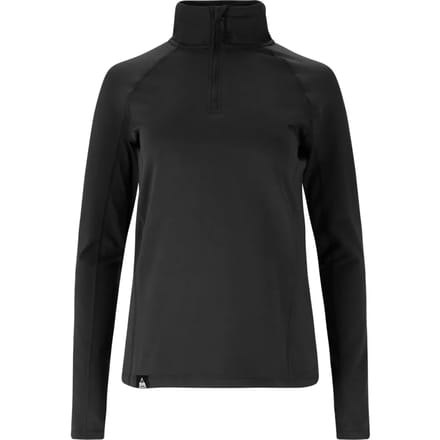 Dunne lange mouw onderhemd half-zip vrouw SOS Jasna