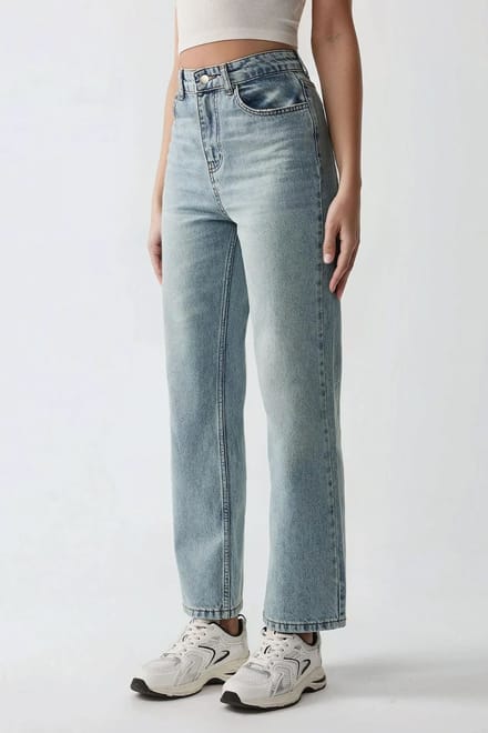 Rechtdoorgankelijke Denim Jeans