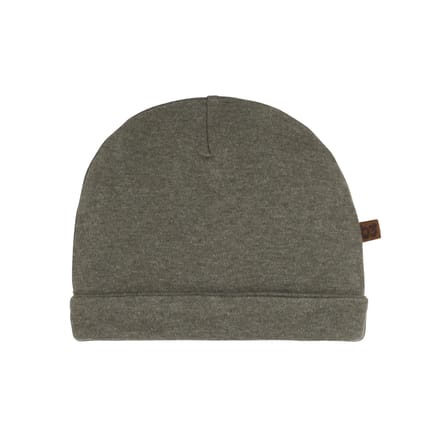 Baby's Only Mutsje Melange - Khaki - 3-6 mnd - 100% ecologisch katoen - GOTS