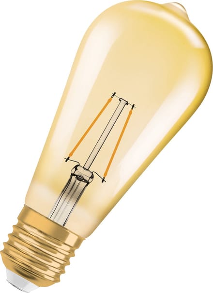 OSRAM Vintage 1906® Klassieke Edison LED lamp, 2,5W, 220lm