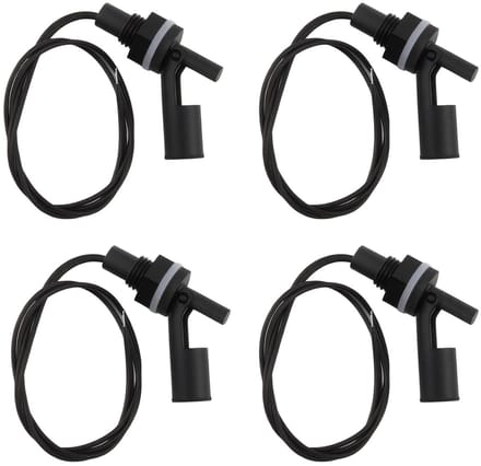 Float Switches voor Waterniveau - 4 Stuks Horizontale Float Switches voor Tank, Pool en Aquarium