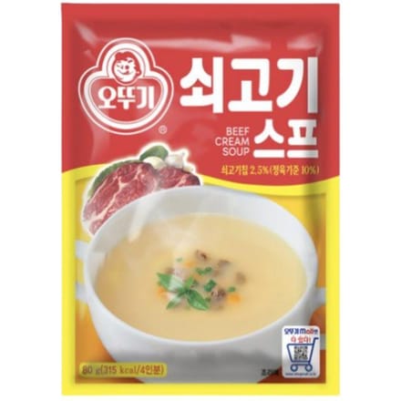 Otoki Rundvlees Soep Koreaanse Stijl Romige Rundvlees Instant Soep 80g, 1 st/3 st 3ea
