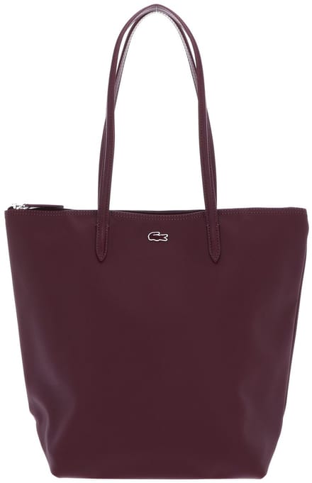 LACOSTE Schoudertas L.12.12 Concept Vertical Shopping Bag Expresso Wijnrood