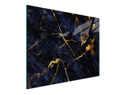TMK ArtDeko - Snijplank - Glas - 52x30 cm - Marmeren Design
