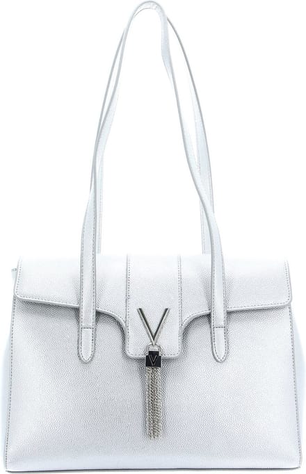 VALENTINO Schoudertas Divina Satchel Argento Zilverkleurig