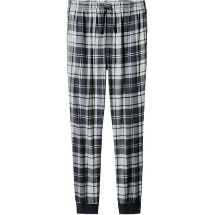 ESMARA MEN Flanellen heren pyjamabroek (Grijs, S)