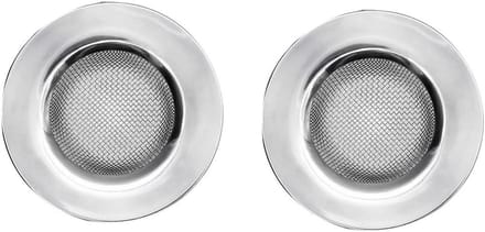 Set van 2 Douche- en Wastafel Zeefjes RVS voor Afvoer