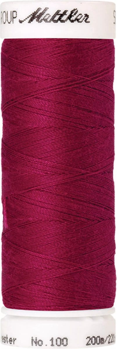Amann Mettler Seralon Naaigaren – Bright Ruby (1422) – 200 m – No. 100 – 100% Polyester – Per Stuk