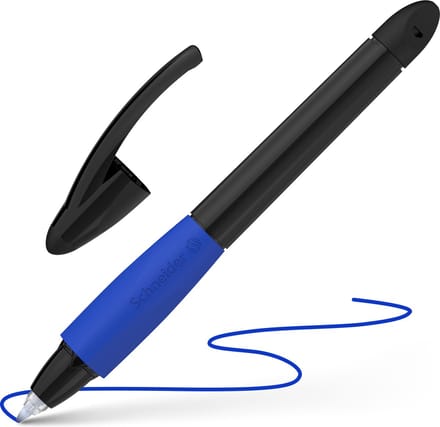 Schneider rollerball - Base Ball - penpunt M - zwart/blauw - S-188330