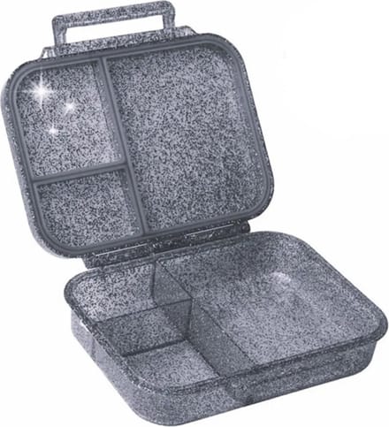 Lekkabox® Glamour Mini Lunchbox 3 vakken - Black