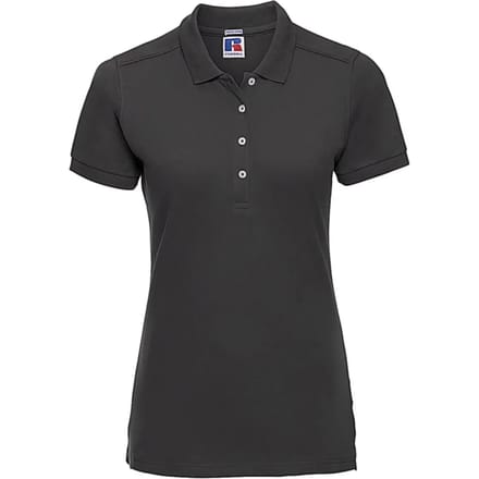 Damespolo Russell Athletic Fitted Stretch