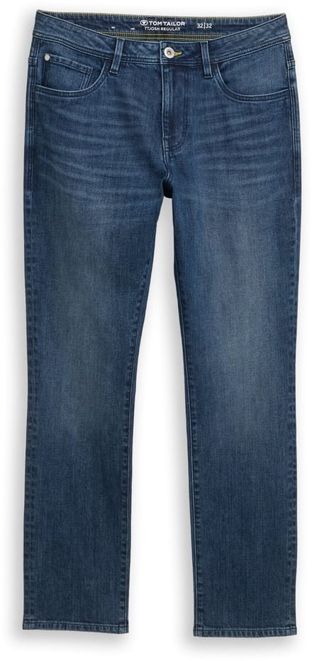 Tom Tailor - TTJOSH REGULAR SLIM-jeans - Maat 32/32 - mid stone bright blue denim