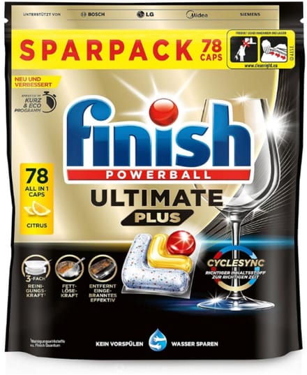 Finish Vaatwastabletten Ultimate Plus Citrus - 78 stuks