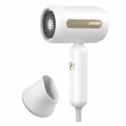 Haardroger - 220 V 1900 W - warme en koude lucht met 3 snelheden - blaasmond - wit