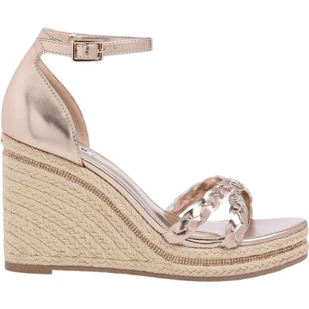Dune London Dames/Dames Khai gevlochten sleehakken (Roze Goud)