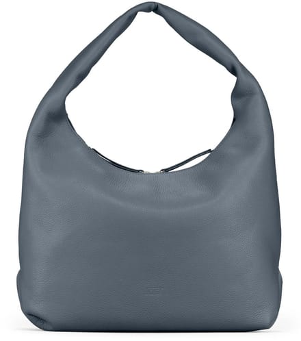 JOST Leren schoudertas Vika Hobo Bag Petrol