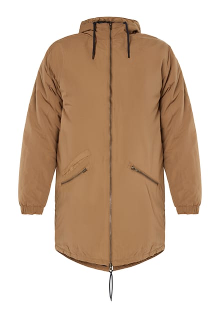 Mo Gewatteerde parka Heren Kameel
