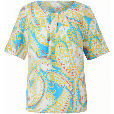 s.Oliver  Blouses Off-white Maat: 40 | Blouses Outlet | Dames | Wit