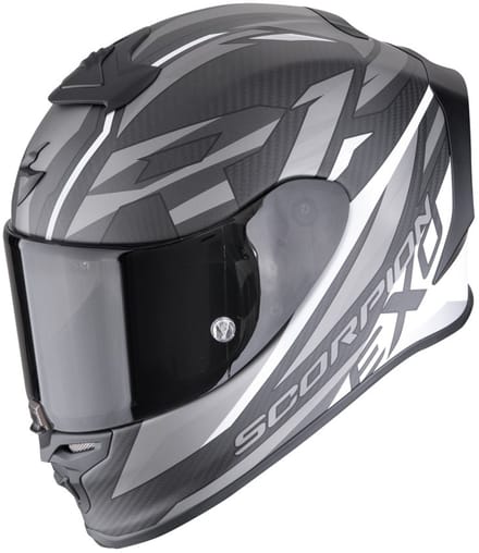Scorpion EXO-R1 Evo Carbon Air Runner Zwart Wit Integraalhelm - Helm