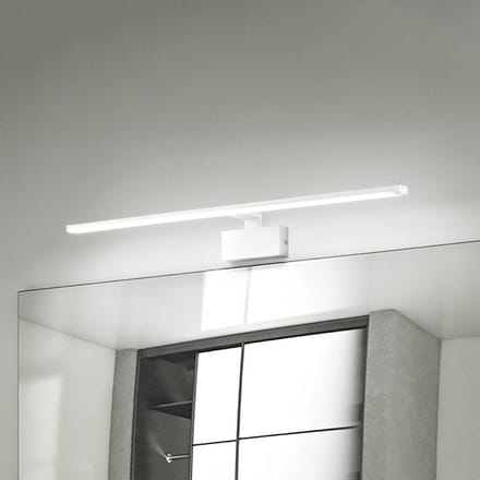 IDEAL LUX LED wandlamp Alma, wit metaal, breedte 81 cm