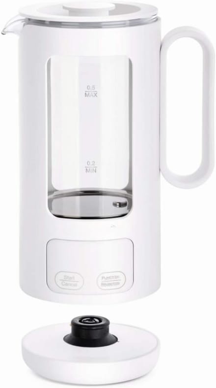 SCH® Waterkoker glas - Waterkoker - Wit- 15 cm x 13 cm x 21 cm