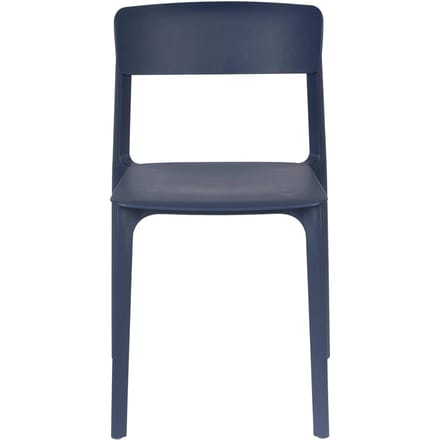 Housecraft Living Clive Tuinstoel/ Eetkamerstoelen Donkerblauw - Set van 4