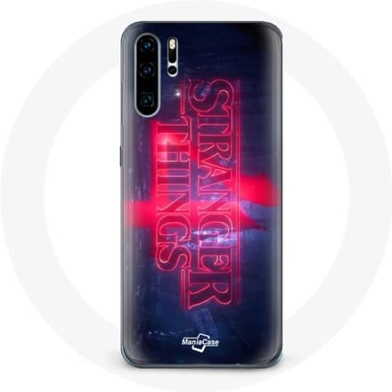 Case voor Huawei P30 Pro Stranger Things Logo Transparant Seizoen 4 Trailer 2022