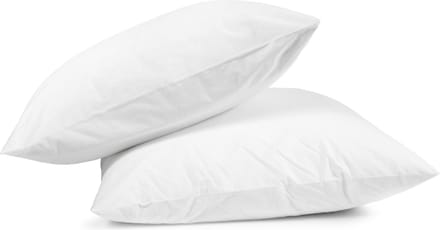 Excellence Katoen Satijn Normale Kussenslopen 60x70 cm Wit - 2-PACK