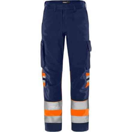 Hoog zichtbare werkbroek klasse 1 Fristads Green 2668 GPLU