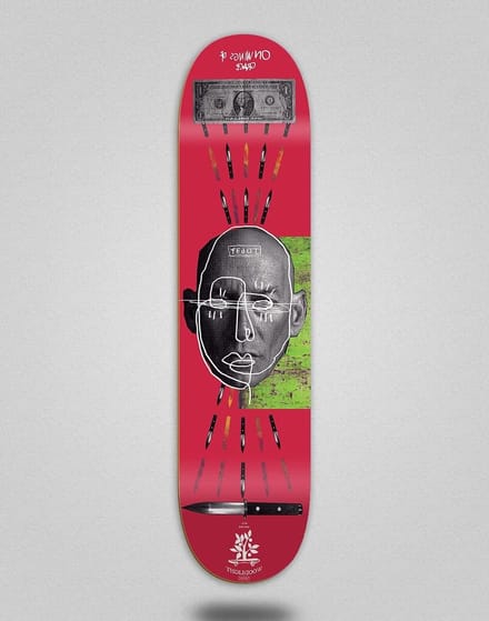 Houten Skateboard Deck - Plank - Buiten skateboarden - Degelijk ontwerp - 8.5 inch - Natuurlijk
