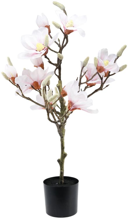 Kunstmatige Magnoliaboom Roze 74cm Kunstbloemdecoratie