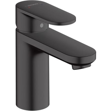 hansgrohe Vernis Blend - Wastafelmengkraan - Ééngreeps bediening - Zonder waste - 100mm maat - Mat Zwart