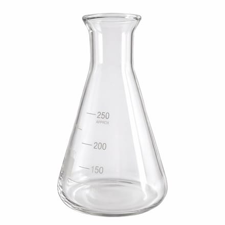 Erlenmeyer - Gegradueerd - Hittebestendig - 250 ml