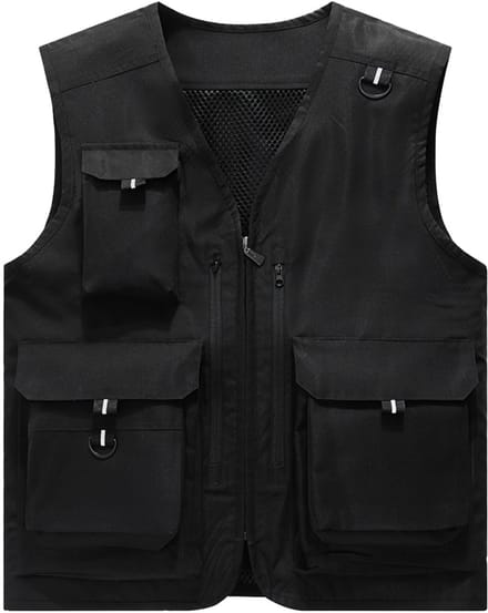 YOUTHUP Heren outdoor casual vest - 3D patchtas - S