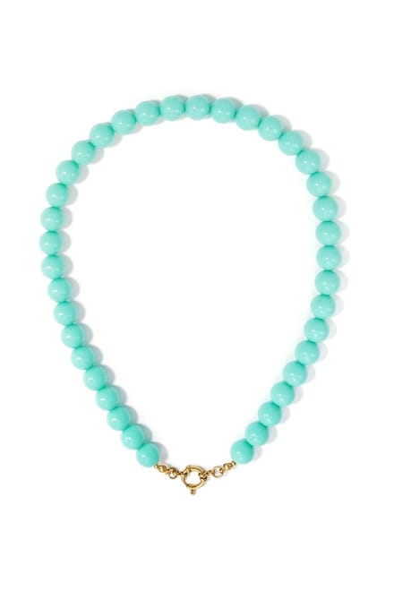 Ketting met kralen en frontsluiting-12mm