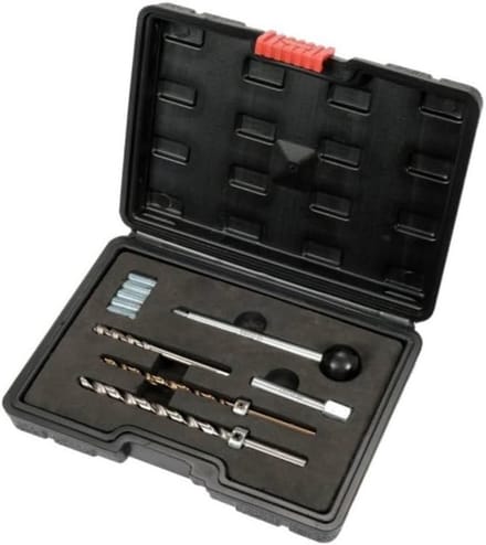 Gereedschapsset - Reparatieset - Schroefdraad Reparatie - Professioneel Design - M6 x 1 - Zwart