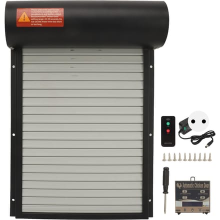 3 in 1 Automatisch Kippenhokdeur 100?240V Lichtsensor Timing Afstandsbediening Kippenhokdeur zwart