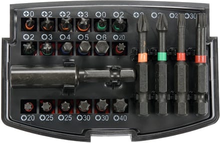 Yato - Udar Set - 23 Stuks - Roestvrij Staal - 1/4" Aandraaimateriaal