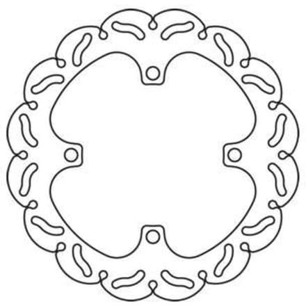 Remschijf TRW MST339RAC, 1 Stuk