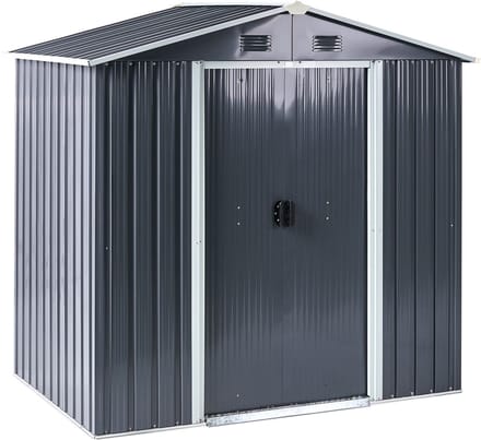 CIRELLA - Tuinschuurtje - Grafietgrijs - 184 cm - Staal