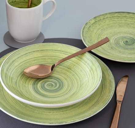Cosy & Trendy Dinerbord Turbolino Groen ø 27 cm